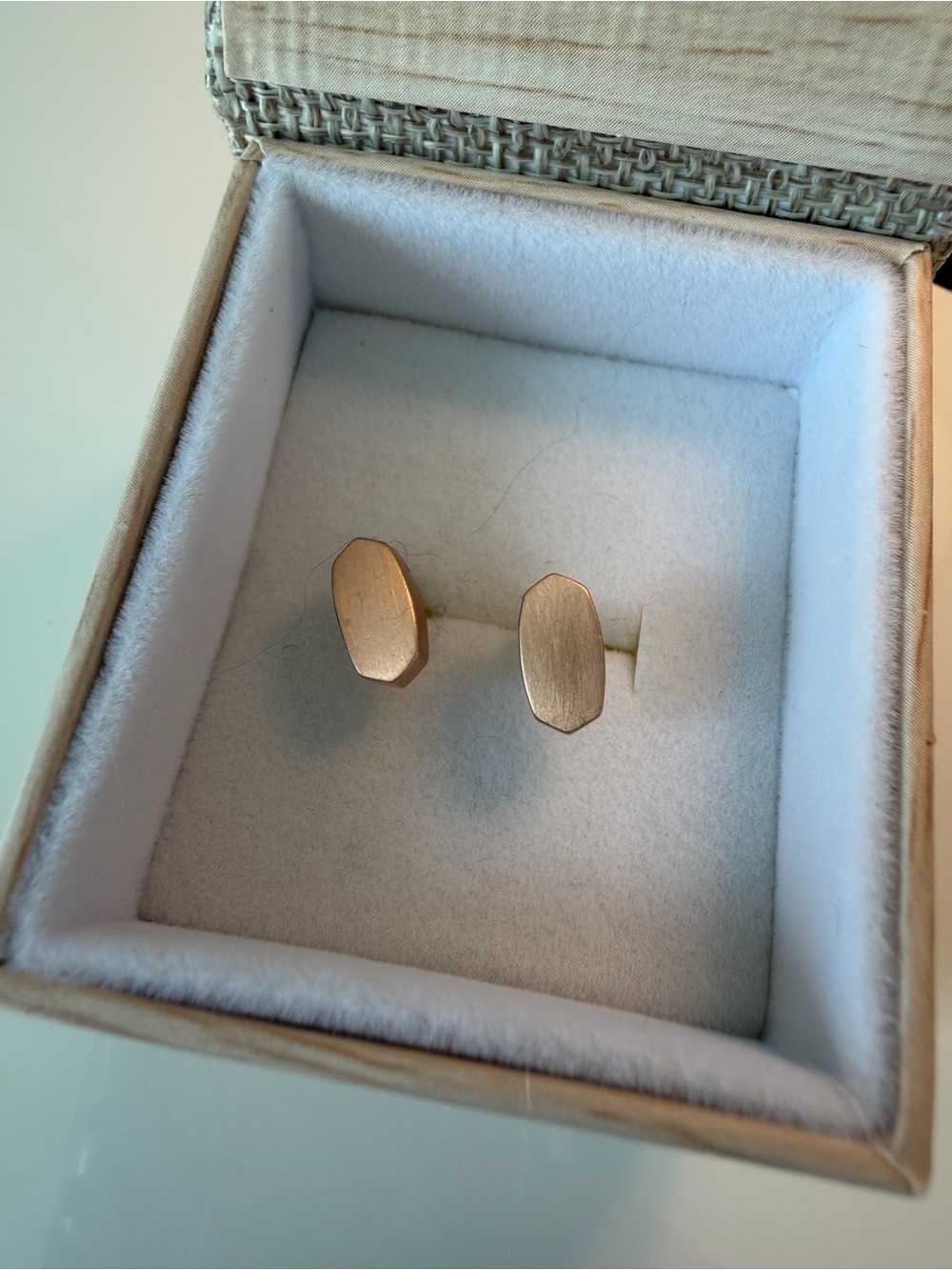 Kendra Scott Barrett Stud Earrings Rose Gold Discontinued
